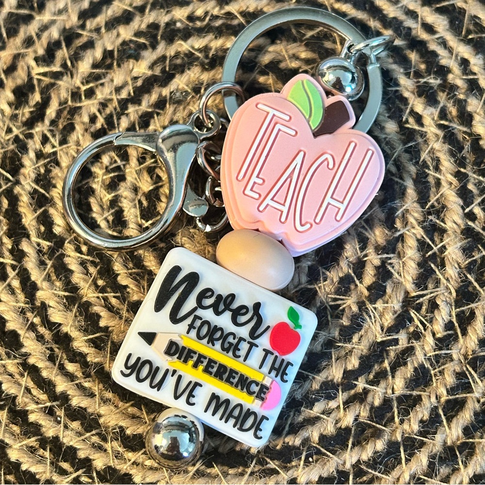 🍎👩‍🏫 Teacher Keychain